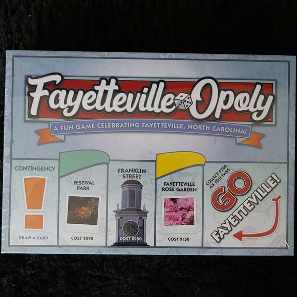 Fayetteville Opoly Other - 🆕Fayetteville-Opoly Board Game Fayetteville NC